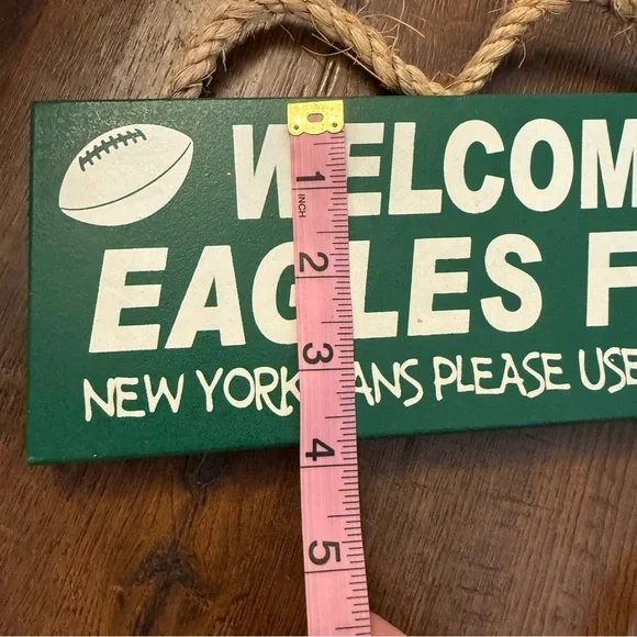 Philadelphia Eagles Fan Funny Fan Wooden Decor Sign  - - Picture 3 of 4